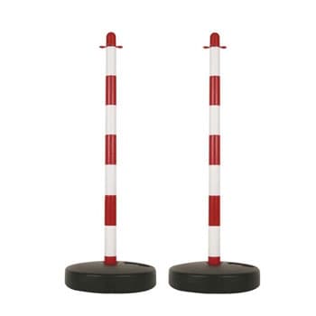 Poste Plástico Sinalização Pack 2un