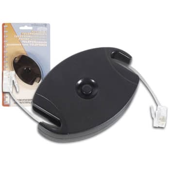 Cabo Extensão Retrátil 6P4C Macho/Macho 3m