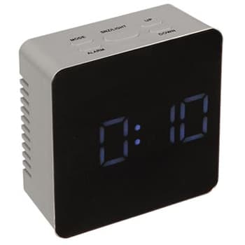 Relógio Despertador + Temperatura Digital Visor Espelho