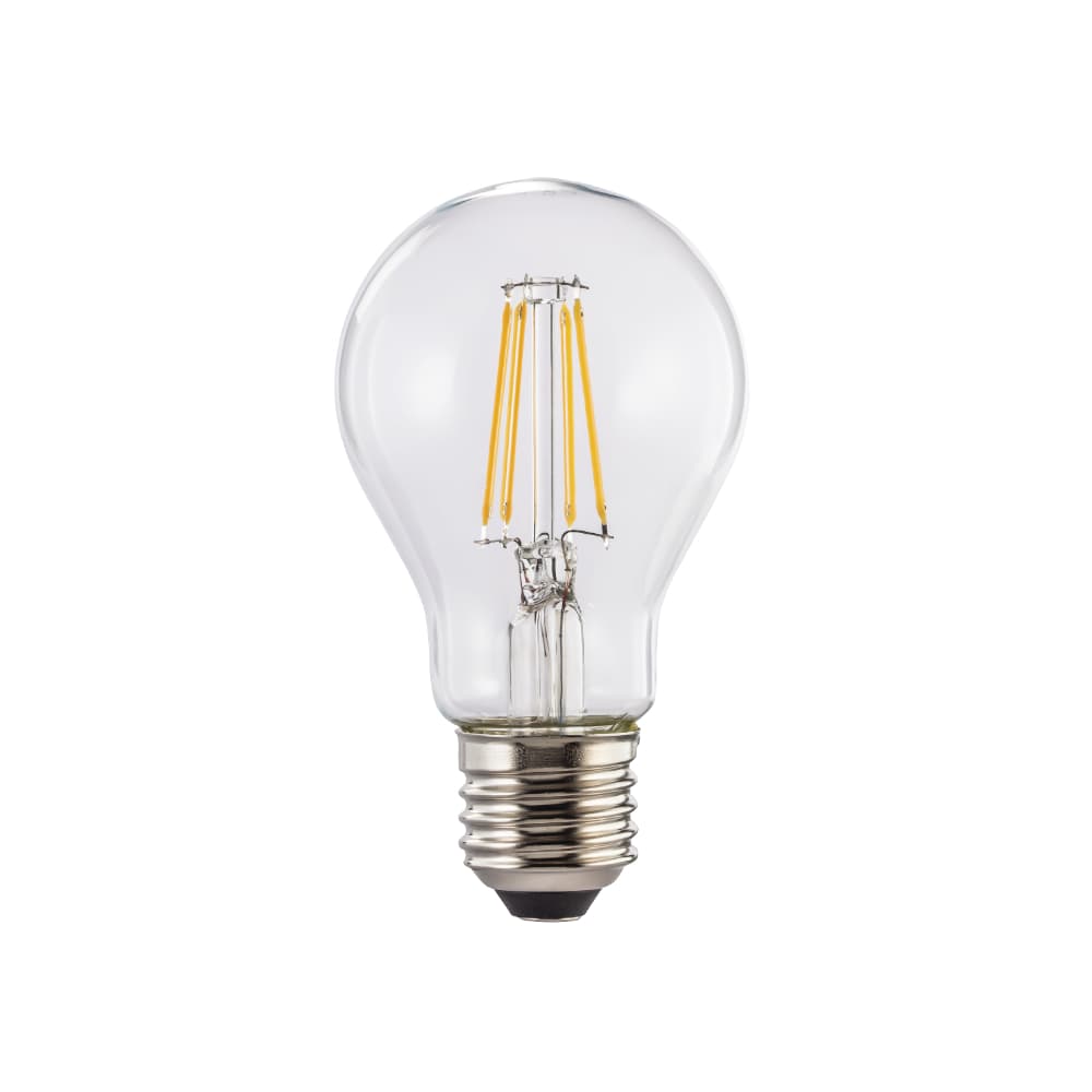 Lâmpada LED E27 4W 470lm Incandescente Transp. Branco Quente