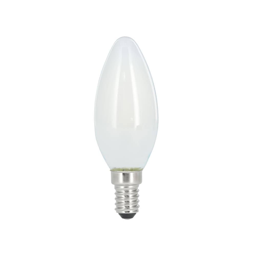 Lâmpada LED E14 Vela 2W 250lm Mate Branco Quente