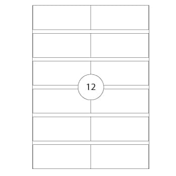 Etiquetas 105x044mm Xerox 100 Folhas A4 1200un